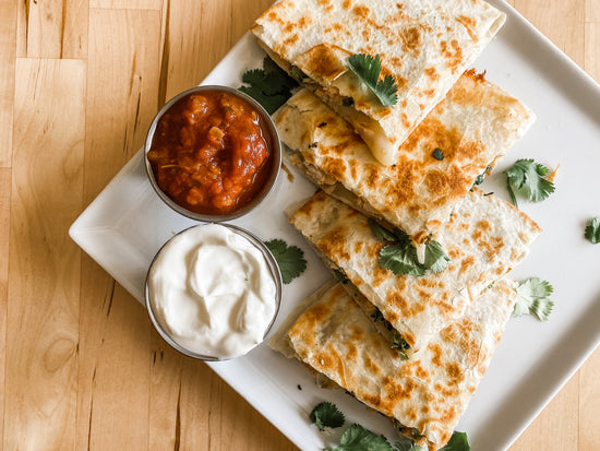 *Fresh* Zesty Chicken Quesadillas
