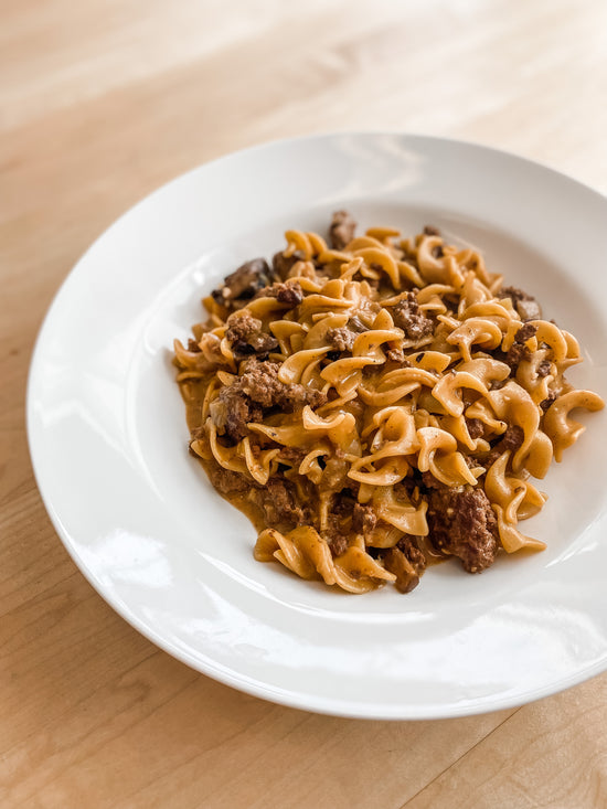 *Fresh* One Pan Beef Stroganoff